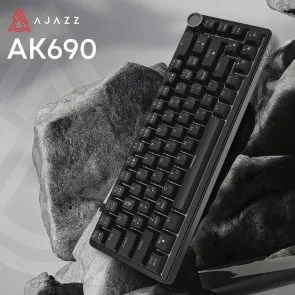 Фото: Клавіатура Ajazz AK690 Peach Mist Switch Black (AK690-PM-B) № 6 | KTC