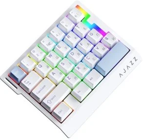 Фото: Клавіатура Ajazz AK029 Ice lsland Magnetic Switch USB White/Blue (AK029-I-WB) № 2 | KTC