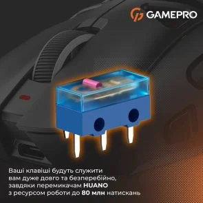 Фото: Миша GamePro Genesis Hollow WL/BT/USB Black (GM870HB) № 7 | KTC