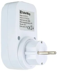 Фото: Таймер-розетка ColorWay CW-STE01-7D White № 2 | KTC
