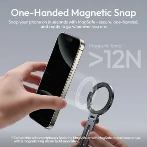 Фото: Універсальний тримач Ulanzi MA07 Maglock 1/4 Cold Shoe Phone Mount Black (M084) № 17 | KTC