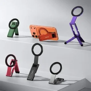 Фото: Універсальний тримач Ulanzi MA60 Foldable Magnetic Phone Tripod Orange (S040) № 12 | KTC
