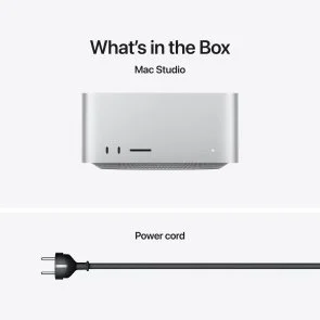 Фото: Персональний комп'ютер Apple Mac Studio M5 Ultra chip 64GPU (MHL74) - Apple M5 Ultra / 96 ГБ / PCI-E SSD 1 ТБ / Apple / Apple M5 Ultra 64-core GPU, / 480 Вт № 7 | KTC