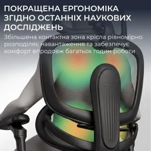 Фото: Крісло SIHOO C300 Pro V2 with footrest Black (C300-PRO-V2-B101-JT) № 14 | KTC