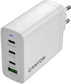 Фото: Зарядний пристрій Canyon OnCharge 120ACC 120W White (CNS-CUW120ACC) № 2 | KTC