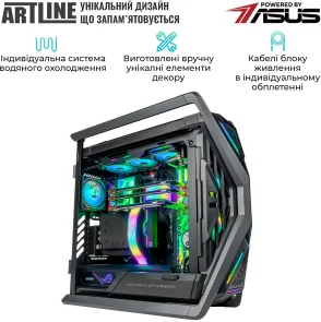 Фото: Персональний комп'ютер ARTLINE Overlord P99 Windows 11 Pro (P99v100Win) - AMD Ryzen 7 9800X3D / 96 ГБ DDR5 / PCI-E SSD 2 ТБ + 2 ТБ / Nvidia / GeForce RTX 5090, 32 ГБ / AMD X870E / 1200 Вт № 4 | KTC
