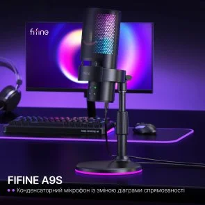Фото: Мікрофон Fifine A9S Black № 7 | KTC