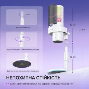 Фото: Мікрофон Fifine A9SW White № 14 | KTC