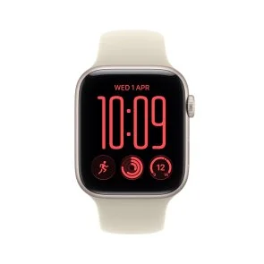 Фото: Смарт годинник Apple Watch SE 3 New GPS 40mm - Starlight Aluminium Case with Sand Sport Band - M/L (MJKW4) № 3 | KTC