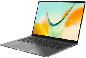 Фото: Ноутбук ASUS Vivobook S16 S5608QA-MB194W Matte Gray - 16" IPS 60 Гц / Snapdragon X1 / X1-26-101 / DDR5 16 ГБ / PCI-E SSD 512 ГБ / Adreno GPU № 2 | KTC