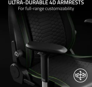 Фото: Крісло Razer Iskur V2 NewGen Black/Green (RZ38-04900700-R3G1) № 14 | KTC