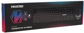 Фото: Комплект клавіатура+миша Maxxter KMS-CM-03-UA Black/Silver № 9 | KTC