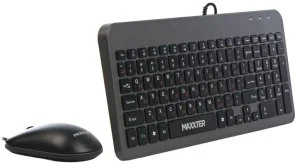 Фото: Комплект клавіатура+миша Maxxter KMS-CM-05-UA USB Black/Grey № 4 | KTC