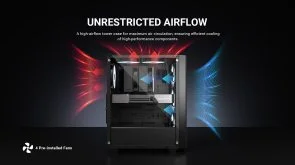 Фото: Корпус ID-COOLING Ware 310 ARGB Black with window (WARE 310 ARGB) № 16 | KTC