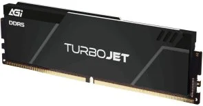 Фото: Оперативна пам’ять AGI Turbojet Heatsink Black Lightbar Black DDR5 1x16GB (AGI6AVT16UD858-SR) № 4 | KTC