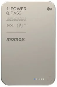 Фото: Батарея універсальна Momax 1-Power Q.Pass 5000mAh 20W / Qi 15W Titanium (IP129Q2L) № 3 | KTC