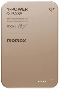 Фото: Батарея універсальна Momax 1-Power Q.Pass 5000mAh 20W / Qi 15W Sandstone (IP129Q2L2) № 3 | KTC