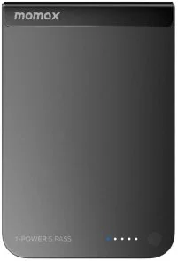 Фото: Батарея універсальна Momax 1-Power S.Pass 5000mAh 20W / Qi 15W Black (IP161Q2D) № 3 | KTC