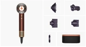 Фото: Фен Dyson Supersonic HD16 Nural Straight + Wavy Plum/Copper (318135-01) № 3 | KTC