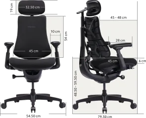 Фото: Крісло LiberNovo Omni SE Obsidian 48cm (CP-GW-1000075-00-03) № 17 | KTC