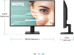 Фото: Монітор BenQ GW2790P Black (9H.LPFLJ.LBE) - 27" IPS / 1920×1080 / 120 Гц № 9 | KTC