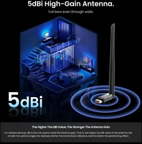 Фото: Wi-Fi адаптер Vention KDXB0 Wi-Fi 6 / BL 5.4 № 5 | KTC