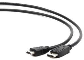 Фото: Кабель Cablexpert DisplayPort / HDMI 1.8m Black (CC-DP-HDMI-6) № 2 | KTC