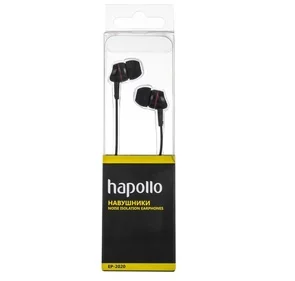 Фото: Навушники HAPOLLO EP-2020 SM-E2020 Black № 3 | KTC