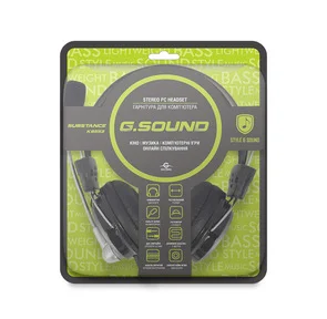 Фото: Гарнітура G.Sound K8553BkGM чорна/сіра № 4 | KTC