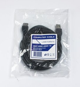 Кабель USB Gembird AM / AF 4,5 м чорний упаковка