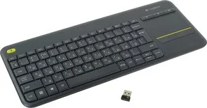 Фото: Клавіатура Logitech K400 Plus Wireless Touch US/Ukr Black (920-007145) № 3 | KTC