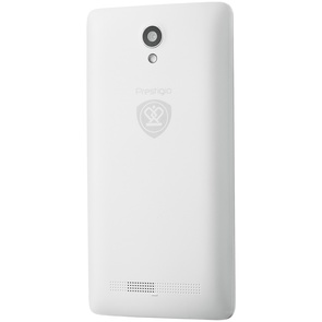 Смартфон Prestigio MultiPhone 3458 білий задня частина