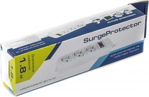 Мережевий фільтр Gembird SP3-G-6W 3/1.8 білий