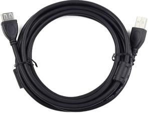 Кабель USB Gembird AM / AF 4.5 м чорний