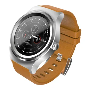 Фото: Смарт годинник SMA Round Leather коричневий № 4 | KTC