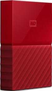 Зовнішній жорсткий диск Western Digital My Passport 4 ТБ червоний