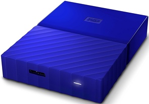 Зовнішній жорсткий диск Western Digital My Passport 4 ТБ синій