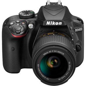 Цифрова фотокамера дзеркальна Nikon D3400 kit AF-P 18-55 мм VR