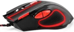 Фото: Миша Esperanza MX401 Hawk Black/Red (EGM401KR) № 3 | KTC