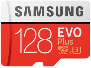 Карта пам'яті Samsung Micro SDXC Samsung Evo Plus 128GB (MB-MC128GA/RU)