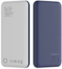 Фото: Батарея універсальна Puridea S3 15000mAh Blue/White (S3-Blue White) № 3 | KTC