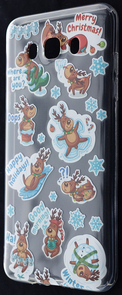 Чохол Milkin for Samsung J710/J7 2016 - Superslim Christmas Funny Deers