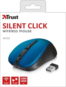 Миша Trust Mydo Silent Click Wireless Blue (21870)