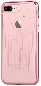 Чохол Devia for iPhone 7 Plus - Crystal Meteor Rose Gold (6952897993986)