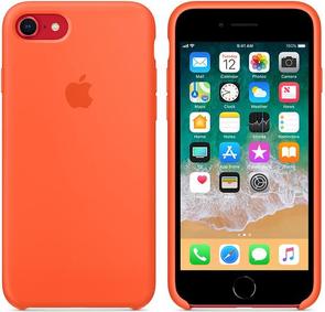 for iPhone 8 -  Silicone Case Spicy Orange