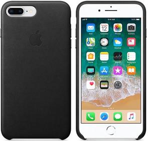 for iPhone 7/8 Plus - Leather Case Black