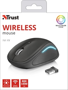 Миша Trust Yvi FX Wireless Black (22333)