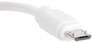 Кабель USB 2.0 (AM/MicroB) 1.8м, Cablexpert спіраль White