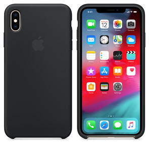 Чохол HCopy for iPhone Xs Max - Silicone Case Black (ASCXSMBK)