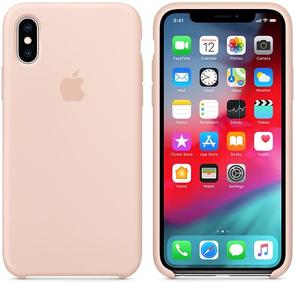 Чохол-накладка Apple для iPhone XS - Silicone Case Pink Sand